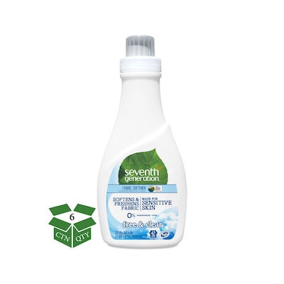 Seventh Generation Fabric Softener, Unscented, 32 oz. (22833)