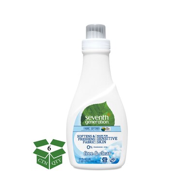 Seventh Generation Fabric Softener, Unscented, 32 oz. (22833)