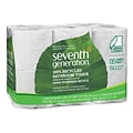 Seventh Generation™ 100% Recycled Bathroom Tissue Rolls, 2-Ply, White, 300 Sheets/Roll, 12 Rolls/Pack (SEV13733PK)