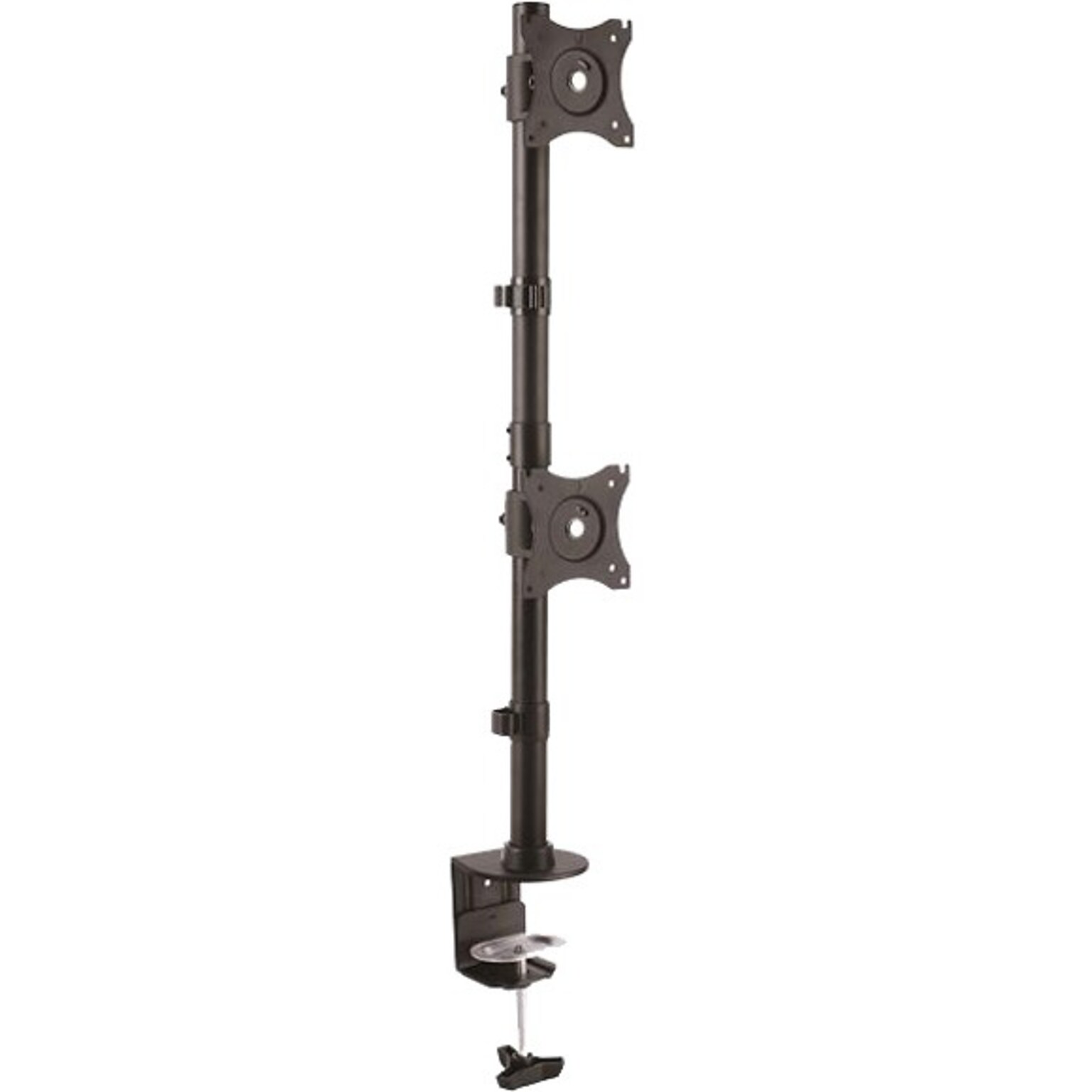 StarTech Desk Mount Dual Monitor, Vertical, Up to 27, Black (ARMDUALV)