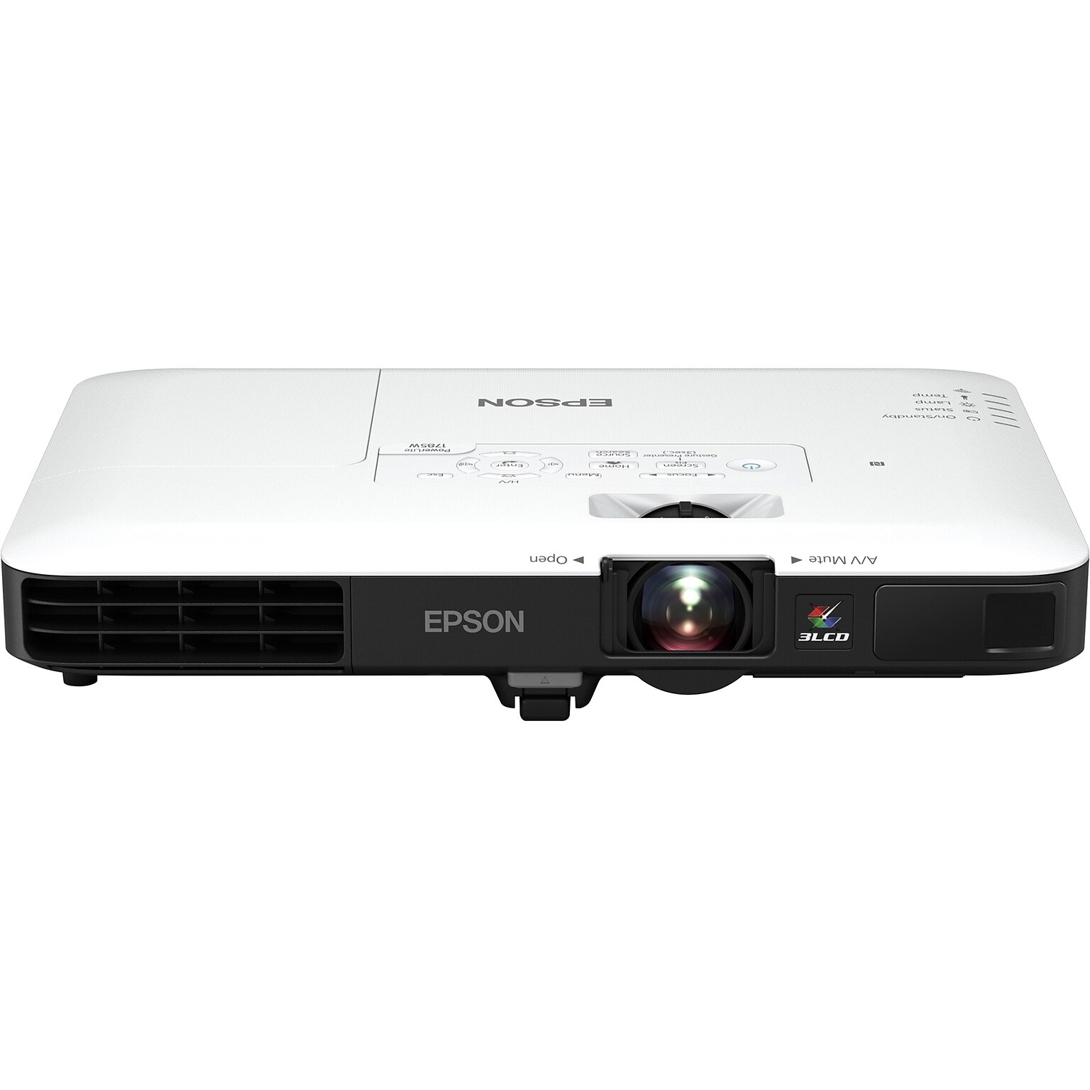 Epson PowerLite 1785W Wireless WXGA 3LCD Portable Projector, Black/White