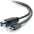 C2G 3ft USB 3.0 USB-C to USB-B Cable M/M, Black