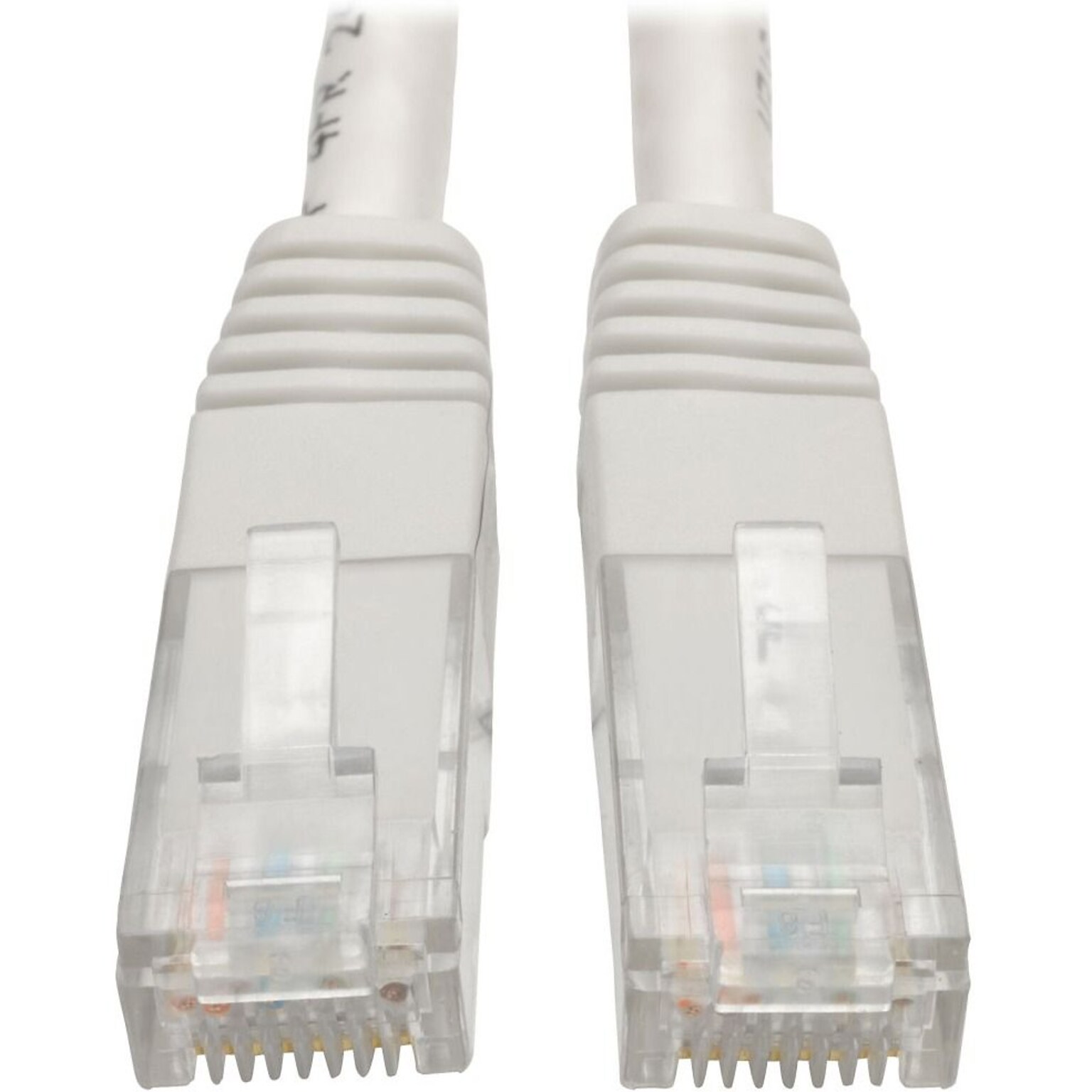 Tripp Lite 15ft Cat6 Gigabit Molded Patch Cable RJ45 M/M 550MHz 24AWG White (N200-015-WH)