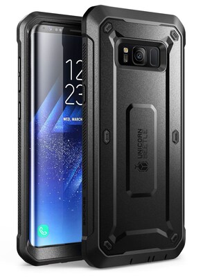 SupCase Black Rugged Case for Samsung Galaxy S8+ (SGS8P-UBP-BK/BK)