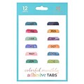 Erin Condren Mini Monthly Adhesive Tabs, 12/Pack (ACC MADHSVTB)