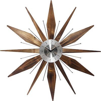 Infinity Instruments Utopia Wall Clock, 30"Dia. (15201NT)