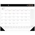 2018 AT-A-GLANCE® Contemporary Monthly Desk Pad Calendar, 21-3/4 x 17 (SK24X-00-18)