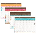 2018 AT-A-GLANCE® Suzani Monthly Desk Pad Calendar, January 2018 - December 2018, 21-3/4 x 17 (SK17-704-18)
