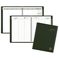 2018 AT-A-GLANCE® Recycled Weekly/Monthly Appointment Book/Planner, 8-1/4x 10-7/8, Green (70-950G-60-18)