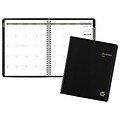 2018 AT-A-GLANCE® Recycled Monthly Planner, 6 7/8” x 8 3/4”, Wirebound, Black (70-120G-05-18)