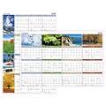 2018 AT-A-GLANCE® Seasons in Bloom Horizontal/Vertical Erasable Yearly Wall Calendar, 36 x 24 (PA133-18)