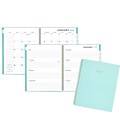 2018 AT-A-GLANCE® Color Bar Weekly/Monthly Planner, 12 Months, January Start, 8-1/2 x 11, Teal (1078-905-42-18)