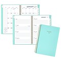 2018 AT-A-GLANCE® Color Bar Weekly/Monthly Planner, 12 Months, January Start, 4-7/8 x 8, Teal (1078-200-42-18)