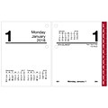 2018 AT-A-GLANCE® Compact Daily Loose-Leaf Desk Calendar Refill, 12 Months, January Start, 3 x 3-3/4 (E919-50-18)