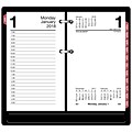 2018 AT-A-GLANCE® Daily Loose-Leaf Desk Calendar Refill with Monthly Tabs, 12 Months, January Start, 3-1/2 x 6 (E717T-50-18)