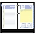 2018 AT-A-GLANCE® QuickNotes® Daily Loose-Leaf Desk Calendar Refill, 12 Months, January Start, 3-1/2 x 6 (E517-50-18)