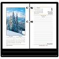 2018 AT-A-GLANCE® Daily Photographic Loose-Leaf Desk Calendar Refill, 12 Months, January Start, 3-1/2 x 6 (E417-50-18)