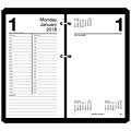 2018 AT-A-GLANCE® Daily Loose-Leaf Desk Calendar Refill, 12 Months, January Start, 4-1/2 x 8 (E210-50-18)