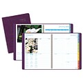 2018 AT-A-GLANCE® DayMinder® Floral Weekly/Monthly Planner, 8-1/4 x 10-7/8, Purple (G701-59-18)