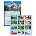 2018 AT-A-GLANCE® Scenic Wall Calendar, 12 Months, January Start, 15-1/2 x 22-3/4, Multicolor (DMW201-28-18)