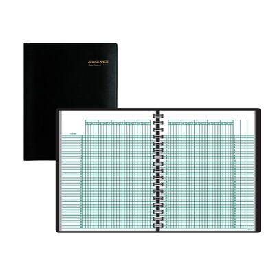 AT-A-GLANCE® Academic Class Record Book, Undated, 8-1/4 x 10-7/8, Black (80-150-05)