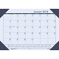 2018 House of Doolittle 22 x 17 Desk Pad Calendar EcoTones Blue (124-40)