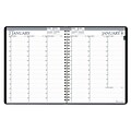 2018 House of Doolittle 8.5 x 11 Professional Weekly Planner, Black/Blue (272-02)