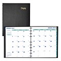 2018 Blueline® 11 x 9-1/16 MiracleBind™ Monthly Planner, 17 Months, Hard Cover, Black (CF1512C.81)