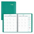 2018 Brownline® 11 x 8-1/2 EcoLogix® Monthly Planner, 14 Months, Recycled, Green (CB435W.GRN)