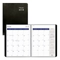 2018 Blueline® 11 x 8-1/2 DuraGlobe™ Monthly Planner, 14 Months, Sugarcane-Based Paper, Black (C235.21T)