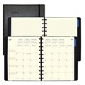 2018 Filofax® 10-7/8 x 8-1/2 Monthly Planner, 17 Months, Soft Cover, Black (C1811001)