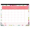 2018 Day Designer for Blue Sky 22 x 17 Monthly Desk Pad Calendar, Peyton White (103631)