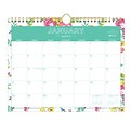 2018 Day Designer for Blue Sky 11 x 8.75 Monthly Wall Calendar, Peyton White (103629)