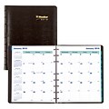 2018 Blueline® 9-1/4 x 7-1/4 MiracleBind™ Monthly Planner, 17 Months, Soft Cover, Black (CF1200.81T)