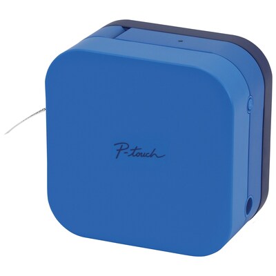 P-touch CUBE Smartphone Dedicated Label Maker with Bluetooth Wireless Technology, Blue