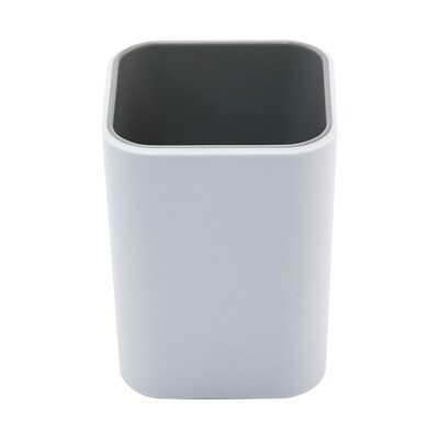 Fusion Pencil Cup Holder, White/Gray (37524)