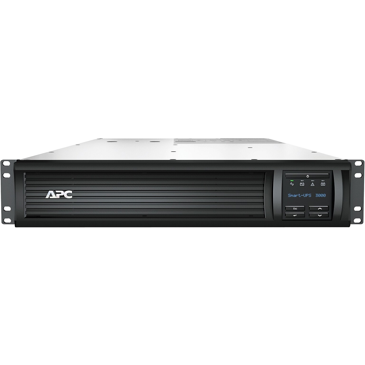 APC Smart-UPS 3000 RM 2U LCDVA UPS, 8-Outlets, Black (SMT3000RM2UNC)