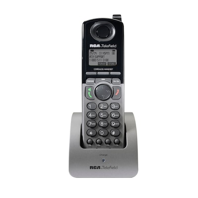 RCA Unison RCA-U1200 4-Line Corded Phone, Gray/Black