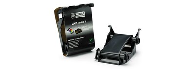 Zebra® True Colours ix Load-N-Go Monochrome Ribbon For ZXP Series 1 Printer