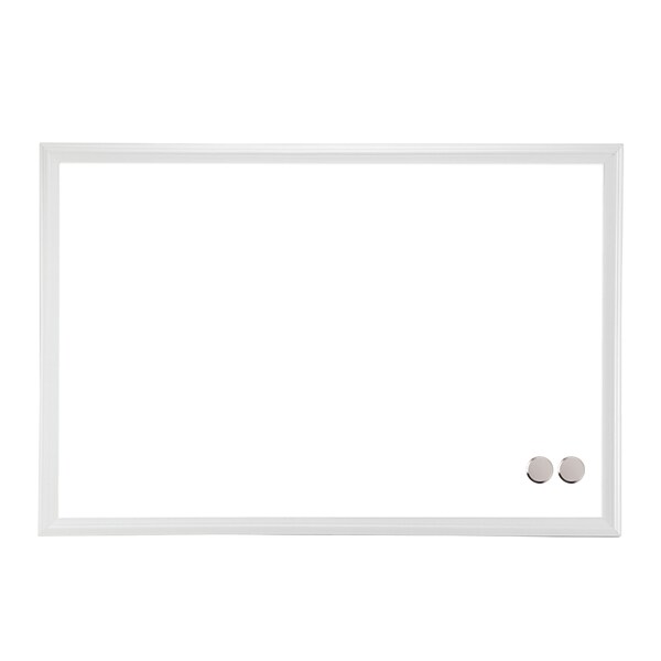U Brands Magnetic Dry Erase Whiteboard, 30 x 20, White Decor Frame (2071U00-01)
