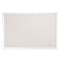 U Brands Self-Healing Cork Linen Bulletin Board, White Decor Frame, 30 x 20 (2074U00-01)