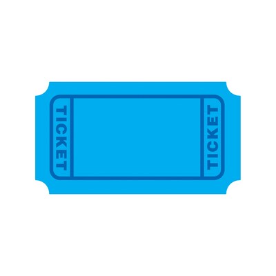 TREND 5 1/2 Blue Tickets, Blue (T-10095)
