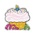 Trend Enterprises® 5 1/2 Sparkle Classic Accents, Birthday Cupcakes, 24/Pack