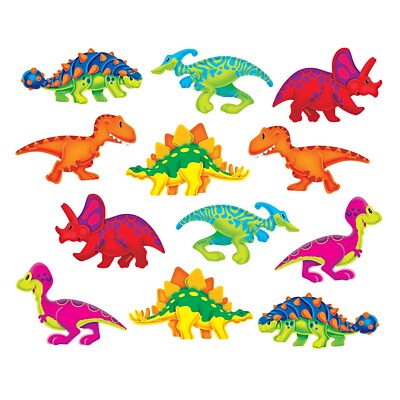 Trend Enterprises® Dino-Mite Pals™ 3 Mini Accents Variety Pack, Dinosaurs
