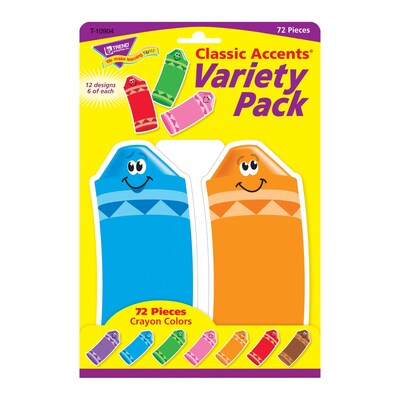 Trend Enterprises® Pre-kindergarten - 2nd Grades Classic Accents, Crayon Colors