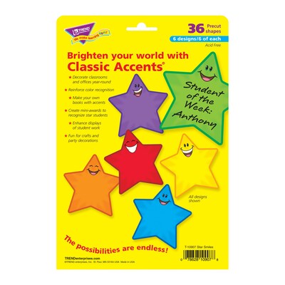 Trend® Classic Accents® Variety Packs, Star Smiles