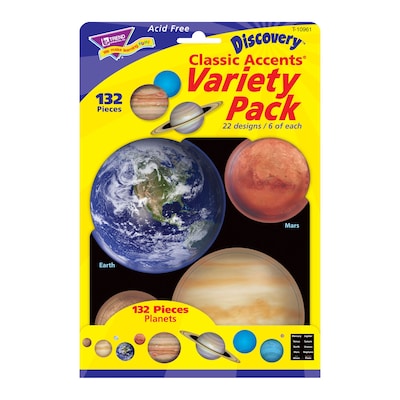 Trend® Classic Accents® Variety Packs, Planets Discovery