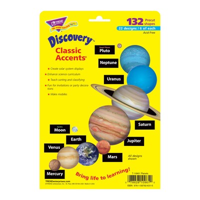 Trend® Classic Accents® Variety Packs, Planets Discovery