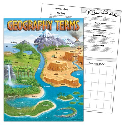 Trend® Learning Charts, Geography Terms