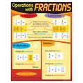 Trend® Learning Charts, Operations with Fractions